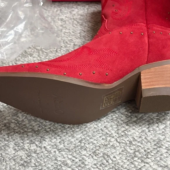 Dingo Hallmark by Opry Red Western Boots size 9 - Picture 3 of 8